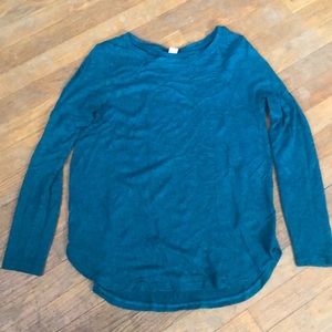 Teal soft lightweight sweater